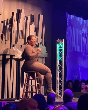Tacarra Williams Instagram - 2 more shows tonight at @baltimorecomedy (ticket link in bio)