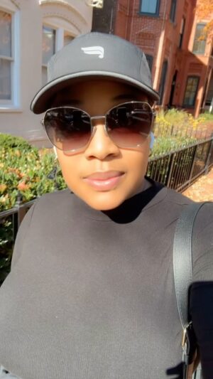 Tacarra Williams Instagram - Out here walking in these DC streets