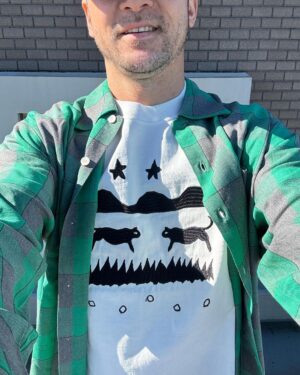 Tadanobu Asano Instagram - コラボで作った服
とっても気に入ってます！
ありがとうございます！
zozojp @modelab_jp