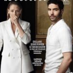 Tahar Rahim Instagram - With 👑 JODIE . Merci @madamefigarofr 🙏🏼
