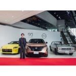 Takashi Sakurai Instagram - NISSAN 90周年！ 幼き頃、我が家の車も黒のスカイラインでした 90年の素晴らしき歴史とコンセプトカーから感じるワクワクする未来 久しぶりに直樹さんやクミちゃん、今や海外を飛び回るもりもりにも会えてとても素敵な時間になりました 日産の100周年も楽しみです！ レッドカーペットちょっと緊張したー！ #PR #日産 #日産90周年 @nissanjapan 日産グローバル本社ギャラリー