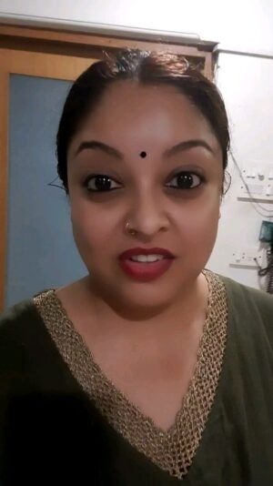 Tanushree Dutta Instagram - For my enemies...Watch in humour..No sanskaari gyaan pls..
Ya ya..little bit possesed 😇