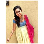 Tanvi Rao Instagram - Smiling, no matter where the wind decides to blow 🍂 Beautiful jewellery set by : @meghanasom #lakshmibaramma #bhagyalakshmi #keerthi #shoot #shootdiaries #randomsmiles #clothes #fashion #instagram #tanvirao Bangalore, India