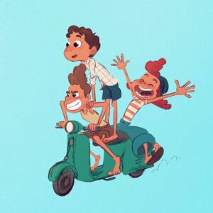 Tarun Lak Instagram - Quick Luca sketch 🌊☀️

It's amazing this movie is 100% animated from home, and we had such a fun time despite that. Working with @enricocasa and the animation team was a real treat.

*Edit- I just noticed Guilia's right leg is missing 🤷🏽‍♂️

Watch it now on Disney+. Andiamo!

#Luca #alberto #guilia #Pixarluca #animation #Pixar #fanart #sketch