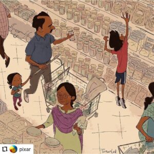 Tarun Lak Instagram - #Repost @pixar
...
Trip to the Indian Store⁣
⁣
“Living in the U.S, the moment I step into the local Indian store I feel transported back home. It's heartbreaking to see the current escalating situation in India, I hope people are aware of it and are able to help in some small way. Thinking of you, India." – Tarun Lak (He/Him), Animator #AsianAndPacificIslanderHeritageMonth⁣
#Pixar #indianstore #thinkingofindia