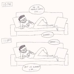 Tarun Lak Instagram - #hourlycomicday