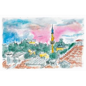 Tarun Lak Instagram - Turkey 🇹🇷✨

Had a great time visiting beautiful Istanbul for the first time. Although I didn't get a chance to sketch as much as I'd like, here's a few I did.

#istanbul #turkey #travelsketch #watercolor #sketchbook