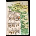 Tarun Lak Instagram - Highlights of my recent sketches from my trip to India. This was planned to be longer covering more places, but unfortunately Covid had other ideas. Some of these are more successful than others. I'm not a watercolor artist by any means, but these were fun to do. #sketchbook #watercolor #ink #india #chennai #bengaluru #sketches