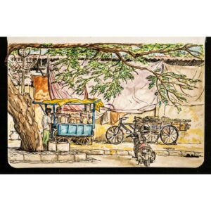 Tarun Lak Instagram - Highlights of my recent sketches from my trip to India. 
This was planned to be longer covering more places, but unfortunately Covid had other ideas.
Some of these are more successful than others. I'm not a watercolor artist by any means, but these were fun to do. 

#sketchbook #watercolor #ink #india #chennai #bengaluru #sketches