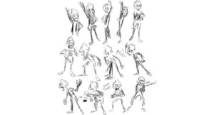 Tarun Lak Instagram - Ercule!

I had a lot of fun animating this douche of a character. Channeling some memories of douchebags while I was growing up, I tried to caricature them in a way that'd make for a character you love to hate. 

The storyboards for these scenes were inspiring and funny already, so it was more about milking the entertainment value. His unique character design also let itself to some fun posing.

The second scene here was a collaboration with two other talented animators, Paulie who handled Cicco and Guido, Maria who animated the police woman and the fisherman while I handled Ercule. The idea that Ercule would slap Cicco in the nose was a happy accident while we were blocking the shot out, luckily it got a laugh so it stayed.

Poor Cicco.

As always, big shout-out to everyone who helped with these shots and for the other department's work on them.

#Luca #Pixar #animation #ercule #ciccoandguido 
#animationthumbnails #Pixarluca