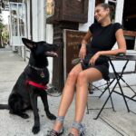 Taylor Hill Instagram - Took my giant black cat for a walk 🐈‍⬛ 🖤