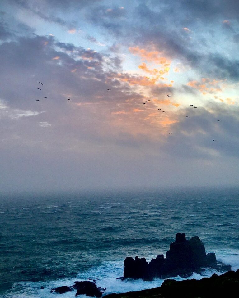 Ted Kravitz Instagram - Dr Syntax’s Head, Land’s End, Cornwall. 1/1/22