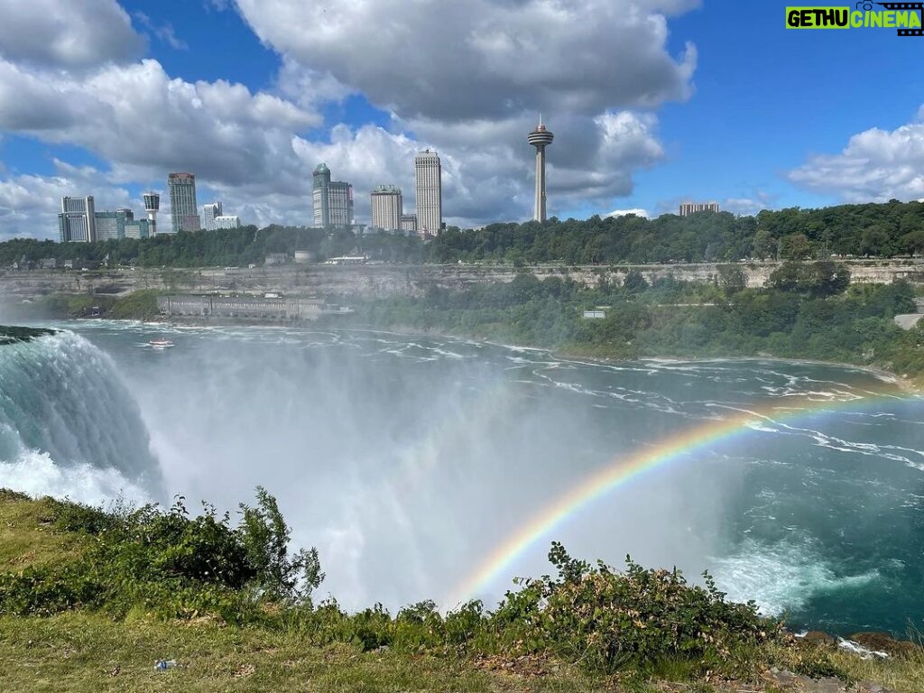 Tim Heidecker Instagram - Literally just took this picture. Niagara Falls State Park, USA