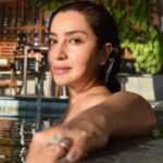 Tisca Chopra Instagram - Weather proofing fun .. -1° outside and 25° in water, the joys of an indoor pool.. The @tajtheogresort your delights are unparalleled ♥️ #everydayslay Taj Theog Resort & Spa, Shimla