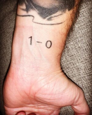 Tommy Little Instagram - PSA: manifesting is bullshit. I got my hopeful fight record tattooed on my wrist before stepping in the ring with @timtszyu. It didn’t help me at all. Like not even in the slightest bit. At least the great man was kind enough to gift me the glove that ended me. What a gentleman 👊