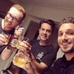 Tommy Little Instagram - Three housemates from 2019. One of us is now married, the other is now dead, and the other is still me. You never know what the future holds.