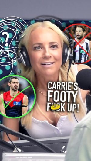 Tommy Little Instagram - When you bring on one of Tommy’s favourite Collingwood players to chat making the finals, but don’t realise he no longer plays for that club 😬