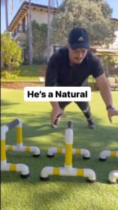 Tony Horton Instagram - @andrewlawrence is such a natural! Watching him improve, has inspired me! Love watching his journey through this. Can’t wait for the next one. #fitness #brotherlylovepodcast #beastmode #ninjawarrior