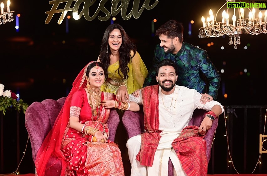 Trina Saha Instagram - Welcome to the Club Mr. & Mrs.Das 🫶🏻 📸 @twc2014india #trinsi #trineel #dsav #wedding