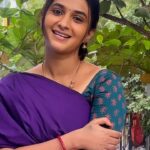 Vaishu Sundar Instagram - Kaavadi sumapathu pool manasu kadhala sumakudha da ❤️ Saree : @chettinad_sarees #beingponni #ponni