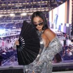Vanessa Hudgens Instagram - I can’t even describe how special tonight was. Beyoncé is the goat 🪩👽🫠 thank you @sofi for having me 🥰 so grateful. So inspired. So full. ♥️
