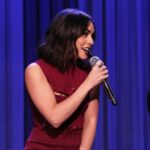 Vanessa Hudgens Instagram – @vanessahudgens & Jimmy sing a duet of @friends’ “I’ll Be There for You”! #FallonFlashback #FRIENDS The Tonight Show Starring Jimmy Fallon