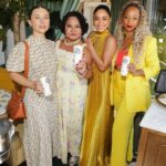Vanessa Hudgens Instagram - Such an incredible launch for pineapple @caliwater with my bestie and partner @olivertrevena 🍍 thank you @thegeorgian for hosting us and all of my amazing friends that turned up to support 💛💛