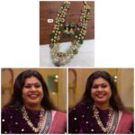 Vichithra Instagram - Pretty as ever , @vichu_90 our vichitra mam wearing our multicoloured layered set, #multilayernecklace #layerednecklaces #beadsjewelry #beadedjewelry#kundannecklace