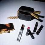 Victoria Beckham Instagram - My new signature Jewellery Box (available now!!) pairs perfectly with my favourite @victoriabeckhambeauty holiday essentials!! Kisses xx Discover the look: - Reflect Highlighter Stick - Posh Lipstick in Pop - Smoky Eye Brick - Matte Bronzing Brick - Posh Gloss Ice Jewellery Box is available now at VictoriaBeckham.com and at 36 Dover Street. Beauty is available now at VictoriaBeckhamBeauty.com and at 36 Dover Street. #VBHoliday