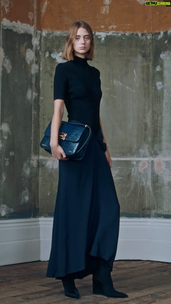 Victoria Beckham Instagram - The Jumbo Frame Shoulder Bag in Midnight adds a contemporary flair to timeless staples. Shop #VBSS24 at VictoriaBeckham.com and at 36 Dover Street.