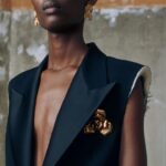 Victoria Beckham Instagram - Deconstructed tailoring, elevated with statement gold-plated pieces. Discover #VBHoliday now at VictoriaBeckham.com and at 36 Dover Street.