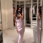 Victoria Beckham Instagram - I created this dress exclusively for @KimKardashian to wear at my #VBSS24 show in Paris. I immediately wanted it! The shape is simple, flattering and comes in a beautiful baby pink colour!! Sign up to be the first to access this limited-edition drop!! Kisses xx Sign up for this limited-edition dress and other exclusives at VictoriaBeckham.com and at 36 Dover Street (link in stories).