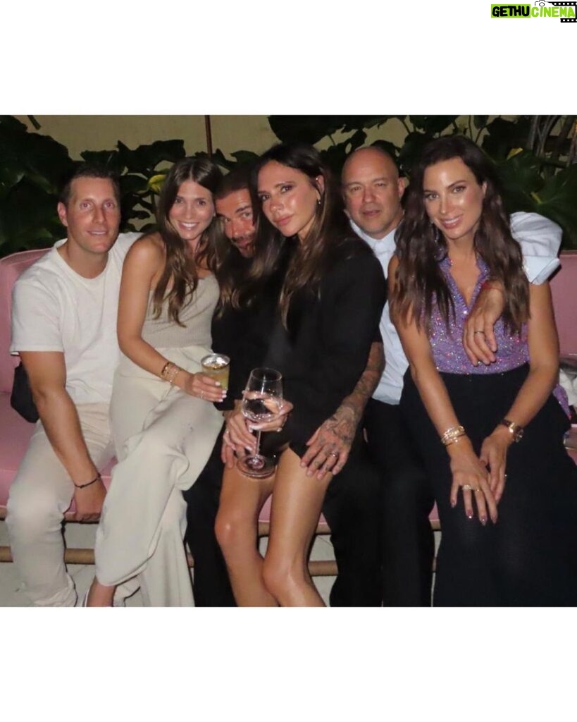 Victoria Beckham Instagram - Fun in Miami!! Congratulations @DavidGrutman on your new opening @CasaDonnaMiami! Kisses xx Casadonna
