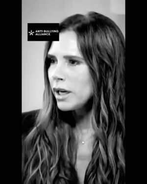 Victoria Beckham Instagram - BE THE KINDEST IN THE CLASSROOM! 

I’m so proud to raise a strong and caring daughter! Growing up I was bullied a lot at school, and I often tell Harper how important it is to be kind and call out if anyone is ever being bullied – especially if there’s ever another little girl on her own in the playground, because that was once her mummy! This #AntiBullyingWeek it’s so important to not be silent if someone is alone or being bullied. 💜💜💜 xx Kisses #HarperSeven I love you so much xx
