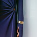 Victoria Beckham Instagram - Celebrate in glamour. Shop the Long Sleeve Gathered Midi Dress and accessories at VictoriaBeckham.com and at 36 Dover Street. #VBHoliday