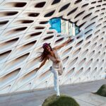 Victoria Justice Instagram - Day at the museum 🥰 I call this series, “A broad @ the Broad”. The Broad Museum