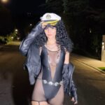 Victoria Justice Instagram - Cher, “Turn Back Time” music video circa 1989 🖤⏳ @cher is truly an icon and forever one of my faves. Dressing up as her was the most fun. If I could turn back time, I’d do it all over again 🤩