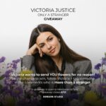 Victoria Justice Instagram – I think you’re special & I want to send YOU flowers for no reason 🥰. 

As a thank you for all the love on #OnlyAStranger, I’m partnering with @roobarbstudio to send floral arrangements to a lucky few of you! 

For a chance to win, follow me + tag someone in the comments who’s more than a stranger.

*Giveaway closes 8/22 & is also open to International fans*