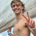 Vincent Michael Webb Instagram - Fun catamaran tour from Cancún to Isla Mujeres! ☀️ #catamaran #boatlife #cancun #cancunlife #teenboy #16yearsold #teenactor #vivamexico #islamujeres #vivalavida #vincentwebb #vincentcancun @vincentwebb.official Cancún México
