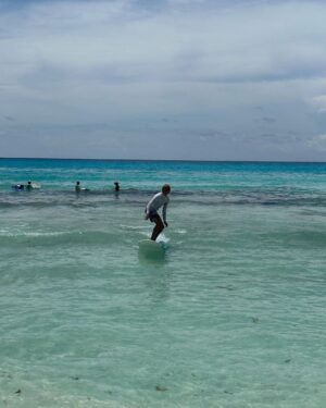 Vincent Michael Webb Instagram - Surf lessons 🏄‍♂️ @goodvibessurfschoolcancun 
🏄‍♂️ 
Follow my other account @vincentwebb.official !!
🌊 
#surfcancun #surflessons #cancunlife #beachboy #vincentcancun
