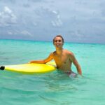 Vincent Michael Webb Instagram - Surf lessons 🏄‍♂️ @goodvibessurfschoolcancun 🏄‍♂️ Follow my other account @vincentwebb.official !! 🌊 #surfcancun #surflessons #cancunlife #beachboy #vincentcancun Cancún México