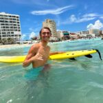 Vincent Michael Webb Instagram - Surf lessons 🏄‍♂️ @goodvibessurfschoolcancun 🏄‍♂️ Follow my other account @vincentwebb.official !! 🌊 #surfcancun #surflessons #cancunlife #beachboy #vincentcancun Cancún México
