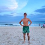 Vincent Michael Webb Instagram - If you’re looking for me, you’re probably find me here…. 🌊 🏝️ 🌝 #cancunbeach #cancunlife #beachboy #teenactor #beachlife #vivamexico #vincentcancun #vincentwebb Cancún México