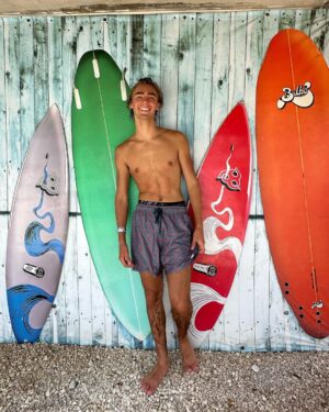 Vincent Michael Webb Instagram - Fun at AquaWorld in Cancún! It’s simulated surfing 🏄‍♀️!
@vincentwebb.official 
#aquaworldcancun #cancunmexico #cancunlife #surferboy #blondemodel #beachboy #teenactor #16yearsold #vivalavida #vincentcancun #vincentwebb