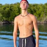 Vincent Michael Webb Instagram - Hanging lagoon side in Cancun #cancunlife #cancun #skullcap #teenactor #modelo #dockside #lagoon #mexico #vincentcancun Cancún México