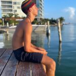 Vincent Michael Webb Instagram - Hanging lagoon side in Cancun #cancunlife #cancun #skullcap #teenactor #modelo #dockside #lagoon #mexico #vincentcancun Cancún México