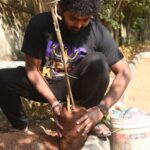 Vishwa Raghu Instagram - I've accepted #GreenindiaChallenge from @shekarmaster Planted 3 saplings. Further I am nominating my guru #RajuSundaram my master @offl_Lawrence n my wife @pranaviacharya to plant 3 trees & continue the chain..special thanks to @MPsantoshtrs garu for taking this intiative..👏👏👏😍😍