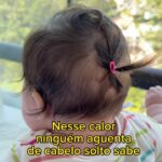 Vitória Moraes Instagram – Aff é muito cabelo, aí que calor, não dá pra ficar de cabelo solto