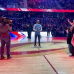 Warren Egypt Franklin Instagram - I had the honor of singing at the first Cavs game of the year. And what a night it was singing in front of 20,000 people in my hometown 🔥 @spidadmitchell 71 POINTS! You’re wild, the biggest cavs game since GM7 in the finals. CLEVELAND I love you. Thx you @cavs & @rocketmortgagefieldhouse for the opportunity. Im gonna always put on for 216 Baby 😝 Rocket Mortgage FieldHouse