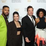 Warren Egypt Franklin Instagram - Last week I had the amazing pleasure to honor my friend and boss man @lin_manuel at the @greenwichfilm festival. It’s not often you get to perform for your hero’s, God is so good. I can’t even believe I was featured among the stacked cast of performers that night. God continues to show out for me, and I am forever blessed. Thx you Lin, Papa Miranda, @brandilgeorge and everyone that was involved with curating the special event that night in CT. 💚✨